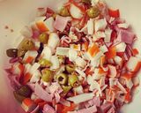 Foto del paso 2 de la receta Riquísima y refrescante ensalada de pasta, con salsa rosa casera