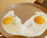 Fordított tükör tojás recept fázis 2 fotója