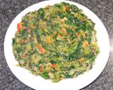 A picture of step 2 of Spinach Crepes.