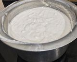 A picture of step 2 of Sponge Dosa (set dosa).