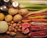 A picture of step 1 of Pot au Feu.