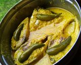 A picture of step 6 of Steamed Hilsa.