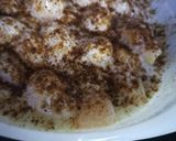 A picture of step 4 of Namkeen Dahi Phulki😇.