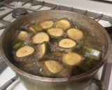 A picture of step 1 of Plantain Mashed Potatoes.