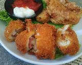 Foto langkah ke 5 dari resep Chicken Cordon Bleu.