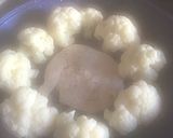Foto del paso 2 de la receta: Medallón de pechuga de pollo con coliflor. 100% Libre de grasa