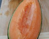 Foto del paso 3 de la receta: Ensalada de melón con vinagreta de frambuesa