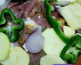 صورة لخطوة 1 من وصفة طاجن خضار بالدجاج 😋✌🏻