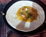 A picture of step 4 of Muglai anda paratha.
