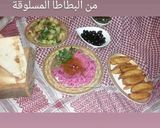 صورة لخطوة 1 من وصفة متبل البطاطا بالشمندر
