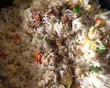 A picture of step 10 of Mixed fried rice.