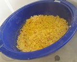 Mézes cukkini, pörkölt hússal, bulgurral recept fázis 9 fotója