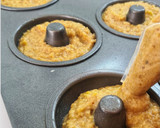 Foto del paso 2 de la receta: Donuts de avena y manzana con glaseado de chocolate
