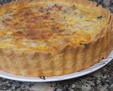 Foto del paso 12 de la receta: Quiche de Champiñones, cebolla de verdeo, panceta y jamón
