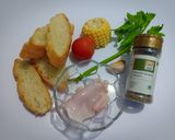 Foto langkah ke 1 dari resep Bruschetta ayam keju.