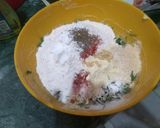 A picture of step 1 of Methi Mathri(Soya Flour).