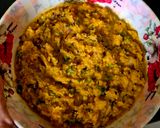 A picture of step 6 of Dal-Chingri Bhorta.