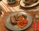A picture of step 2 of Pot roast shoulder lamb.