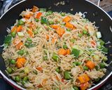 A picture of step 7 of Nasi Goreng (Indonesian Fried Rice).