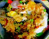 Une image de l'étape 5 de Riz sauté, Fried rice, Khao pad, Bay tcha.