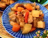 Hình bước làm 3 của món Ba rọi kho tá lả