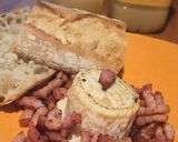 Une image de l'étape 9 de Chèvre chaud aux lardons.
