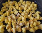 A picture of step 3 of Butter-Grilled IrishPotatoes with rosemaryleaves#authormarathon#.
