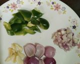 A picture of step 2 of Soya Chilli (dry).