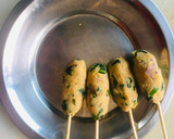 பசலை கீரை கொண்டைக்கடலை கெபாப் ரெசிபி ஸ்டேப் 5 புகைப்படம்