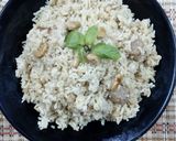 A picture of step 8 of Coconut milk pulao.