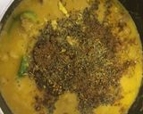 A picture of step 2 of Korma with chickpea sauce.