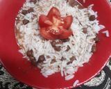 A picture of step 4 of Chole Chawal.