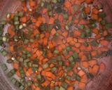 A picture of step 1 of Chinese fried rice.