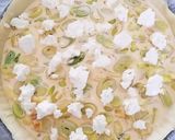 Une image de l'étape 2 de Tarte feuilletée poireaux - chèvre.