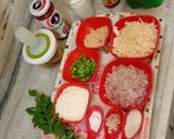 A picture of step 1 of Schezwan Peanut Cheese Fritters.