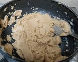 A picture of step 2 of Gehun Na Lot No Shiro (Gujarati sweet for lunch).