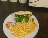 A picture of step 7 of Paprika chicken burgers with sweetcorn relish.