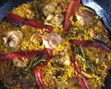 Foto del paso 5 de la receta: Paella de pollo, conejo y setas