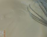A picture of step 2 of Basbousa(Semolina Cake).