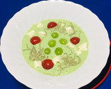 Foto del paso 2 de la receta: Sopa Fría Con Uva Verde, Tofu, Konnyaku, Espinaca, apio!