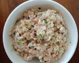 Hình bước làm 2 của món Chicken hambagu