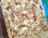 Foto langkah ke 4 dari resep Pizza square.