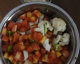 A picture of step 2 of Mix vegetable.