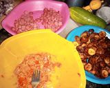 A picture of step 1 of Plantain frittata.
