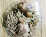 Hình bước làm 4 của món Cuối tuần đổi gió: BÁNH CANH GIÒ HEO
