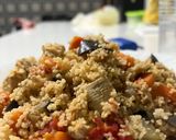 Foto del passaggio 3 della ricetta Cous cous con BBQ Tofu 🔥🔥