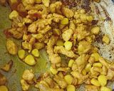 A picture of step 2 of Chicken Pizza.