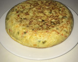 Foto del paso 6 de la receta: Tortilla de patatas con tofu y verduritas