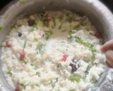 A picture of step 2 of Curd Rice.