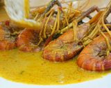 Hình bước làm 4 của món Cari tôm càng xanh chấm bánh mì